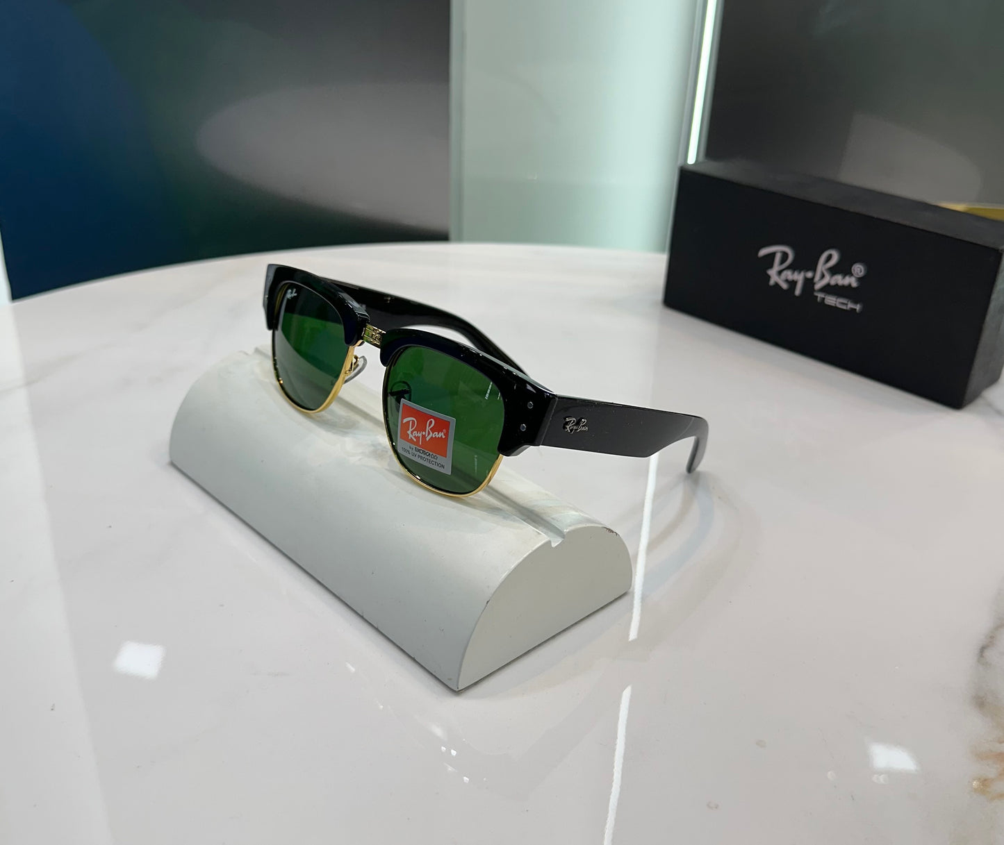 RAYBAN BLACK CLUB MASTER Edition Luxury Shade With Original Packing