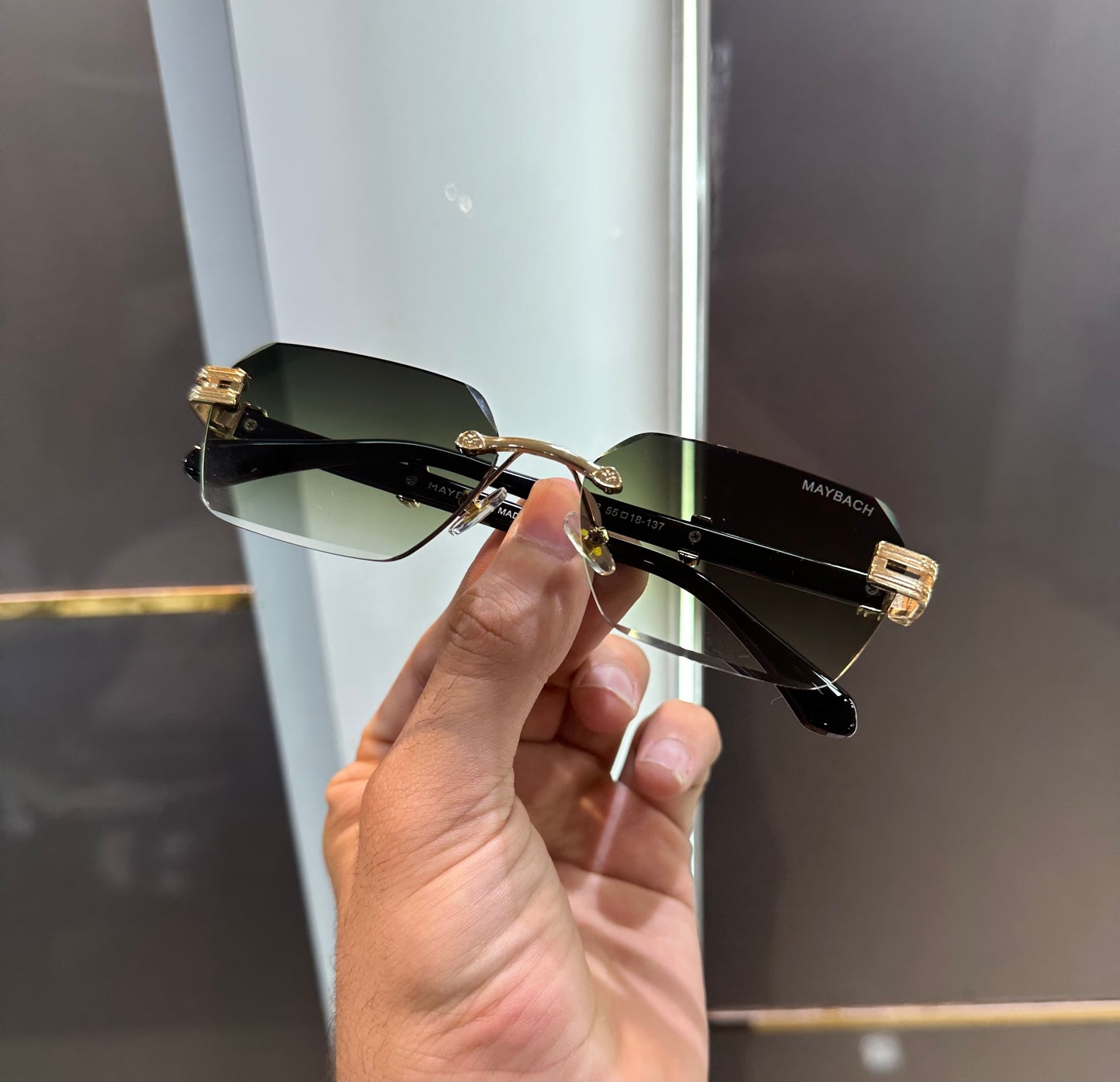 Maybach Green Karan Aujla Limited Edition Luxury Shade With Original Packing