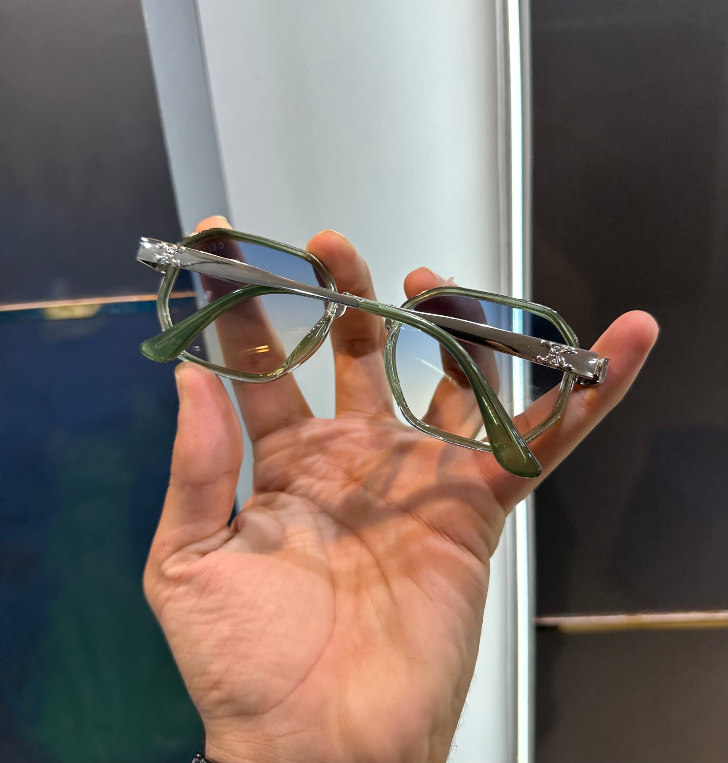 Celine Green Dual Shade Limited Edition Luxury Shade With Original Packing