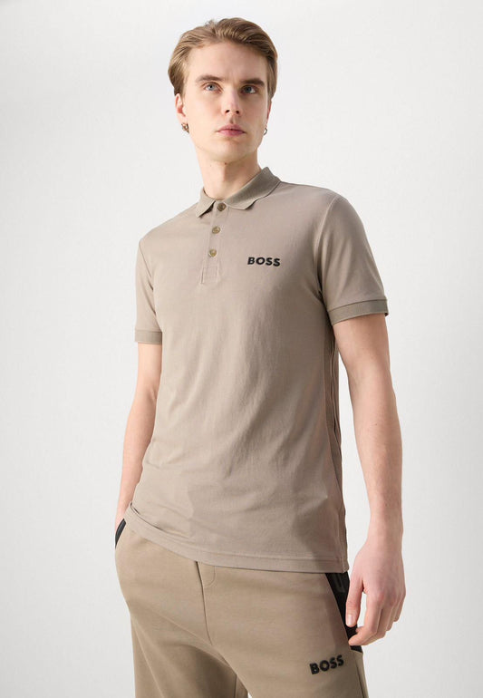 Hugo Boss Biscuit Logo Work Premium Smart Fit Polo T-Shirt