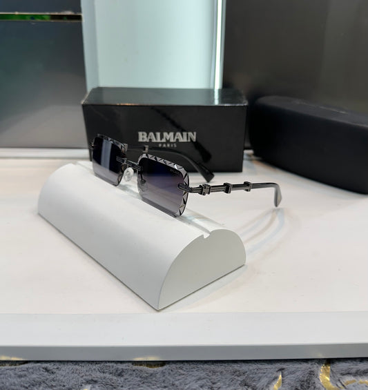 Balmain Paris Black Transparent Karan Aujla Limited Edition Luxury Shade With Original Packing