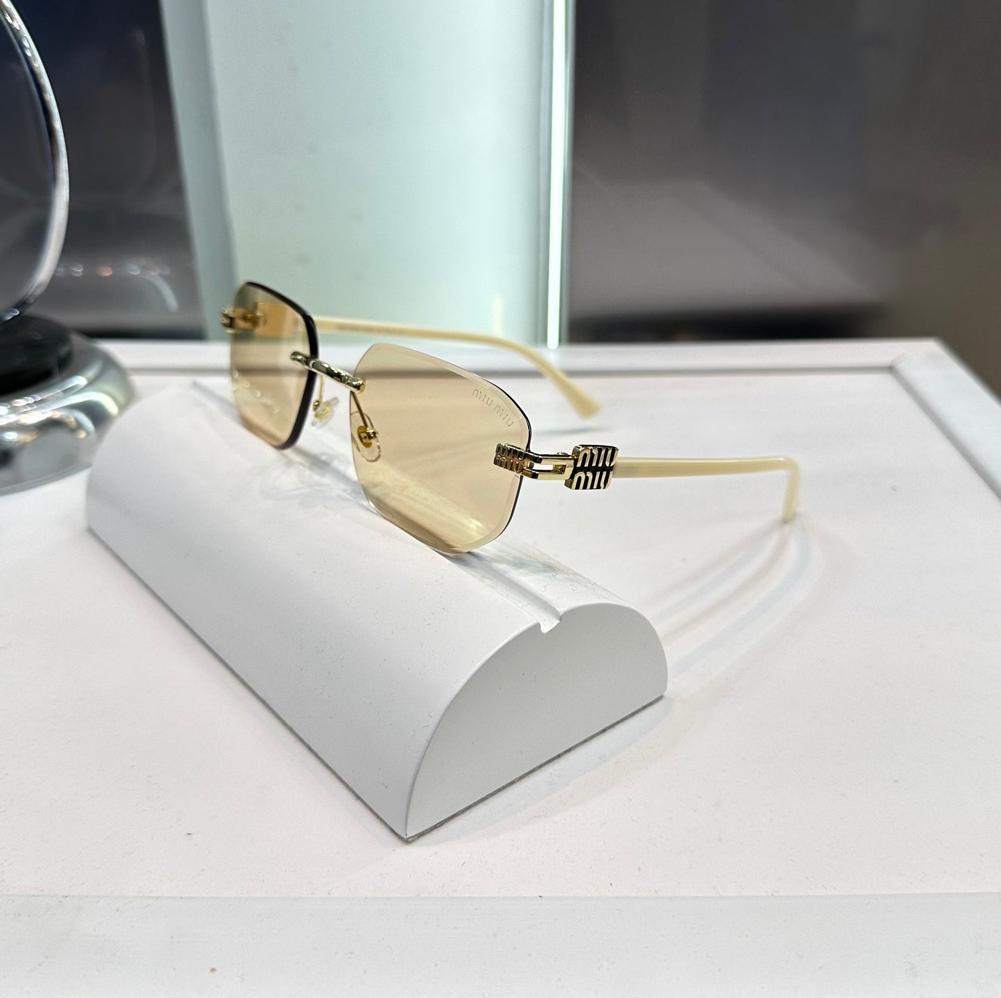 Miu Miu Cream Luxury Shade With Original Packing