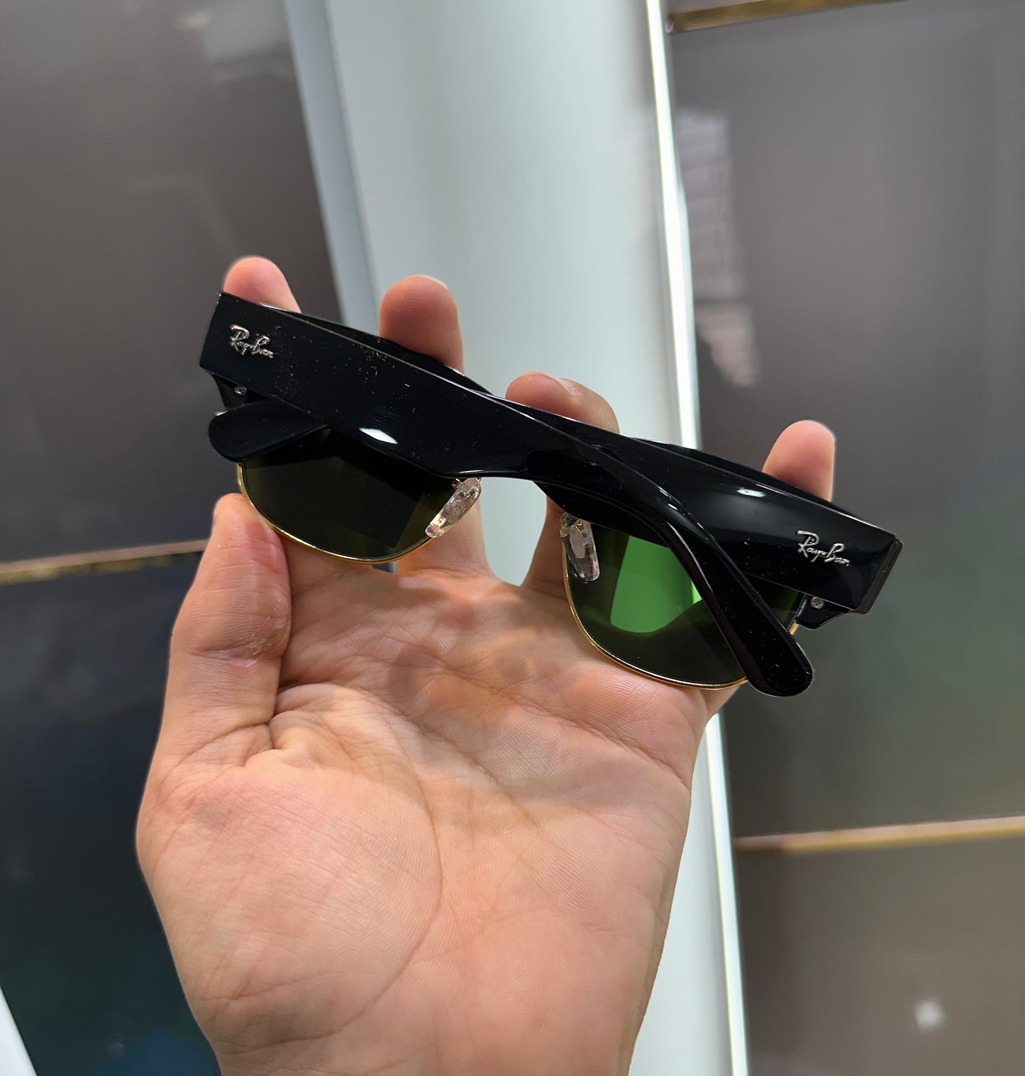RAYBAN BLACK CLUB MASTER Edition Luxury Shade With Original Packing