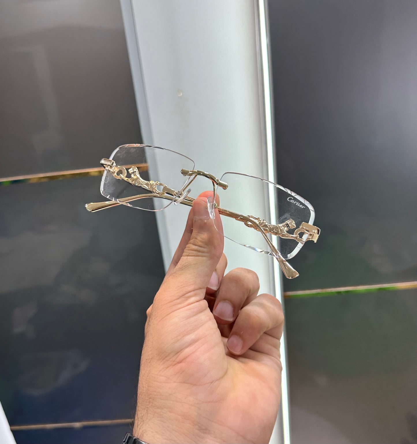 Cartier Transparent Designer Karan Aujla Edition Luxury Shade With Original Packing