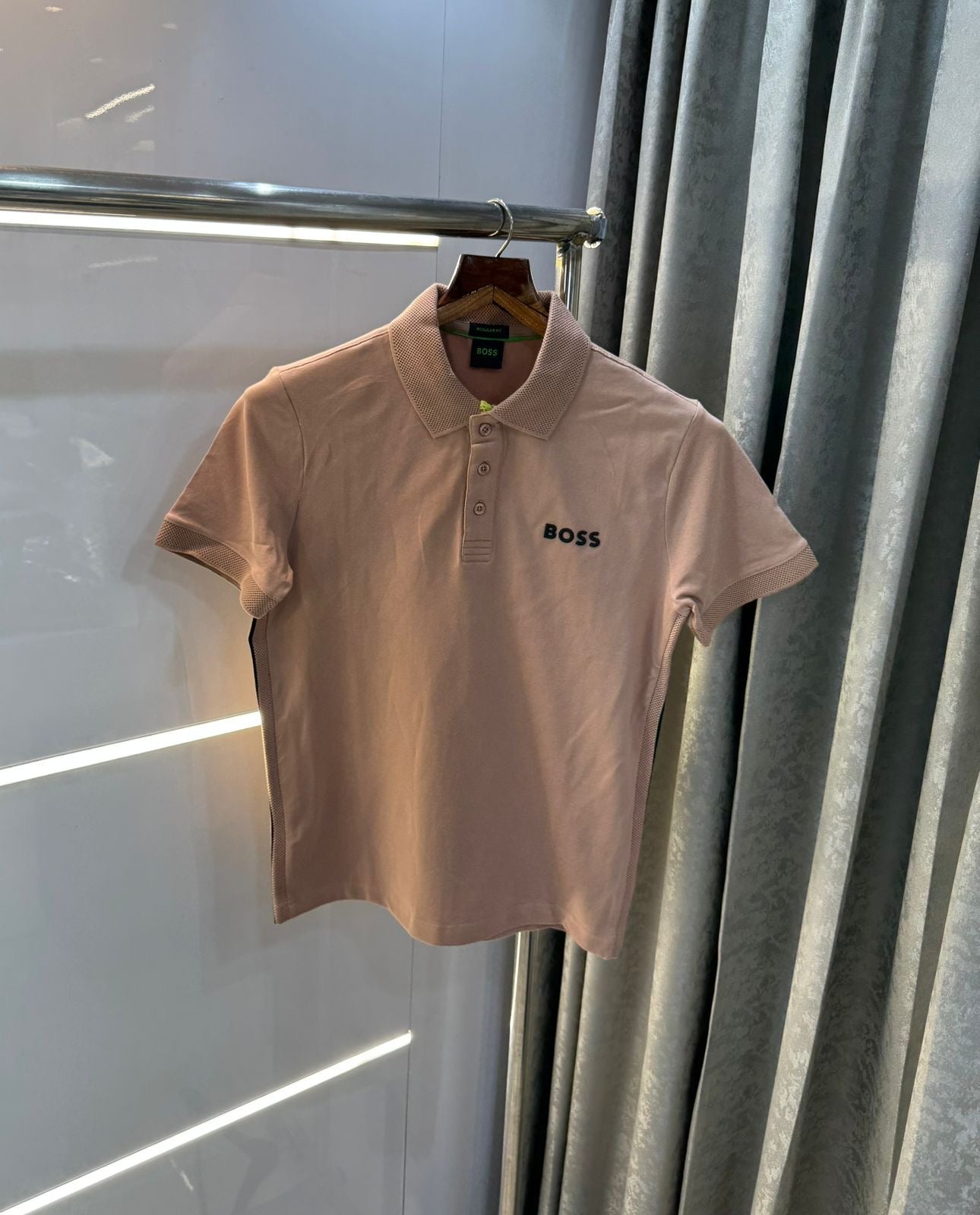 Hugo Boss Biscuit Logo Work Premium Smart Fit Polo T-Shirt