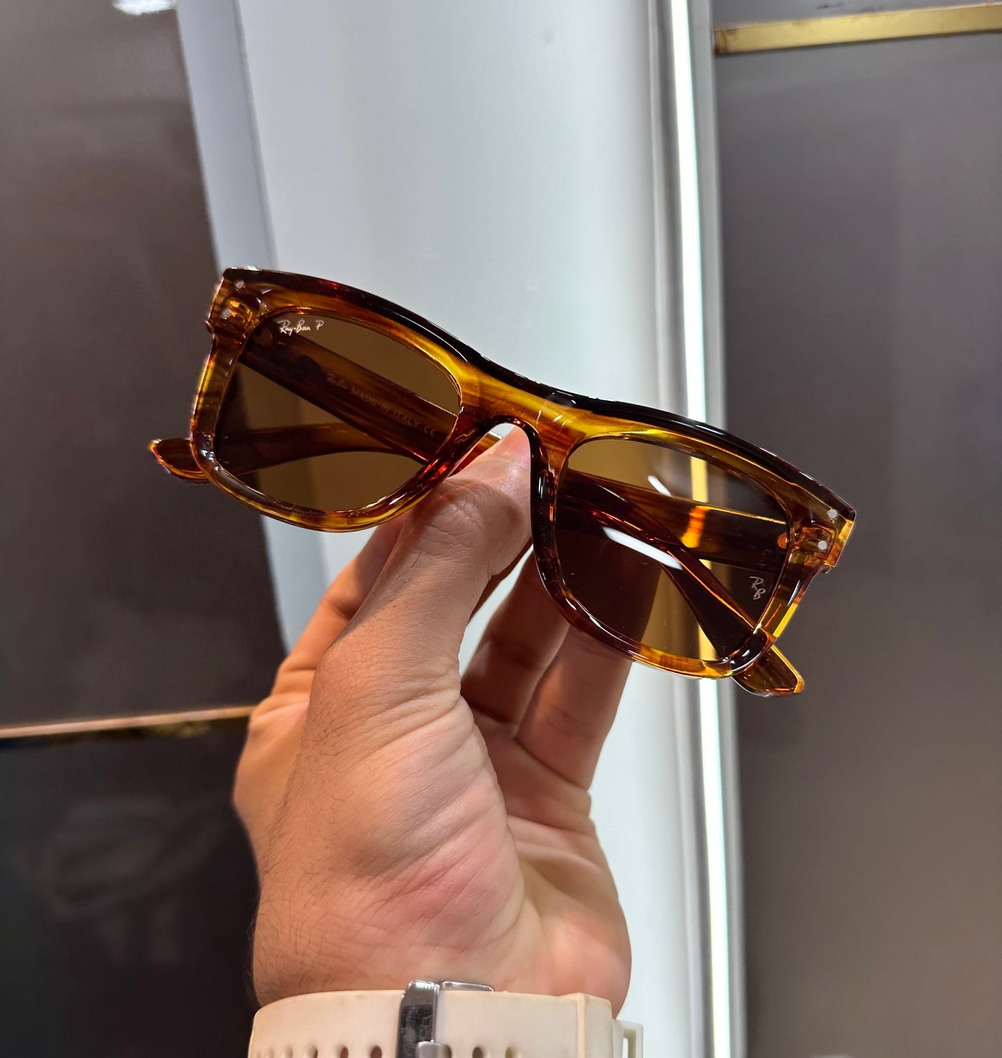 Ray Ban Brown Reverse Edition Luxury Shade With Original Packing