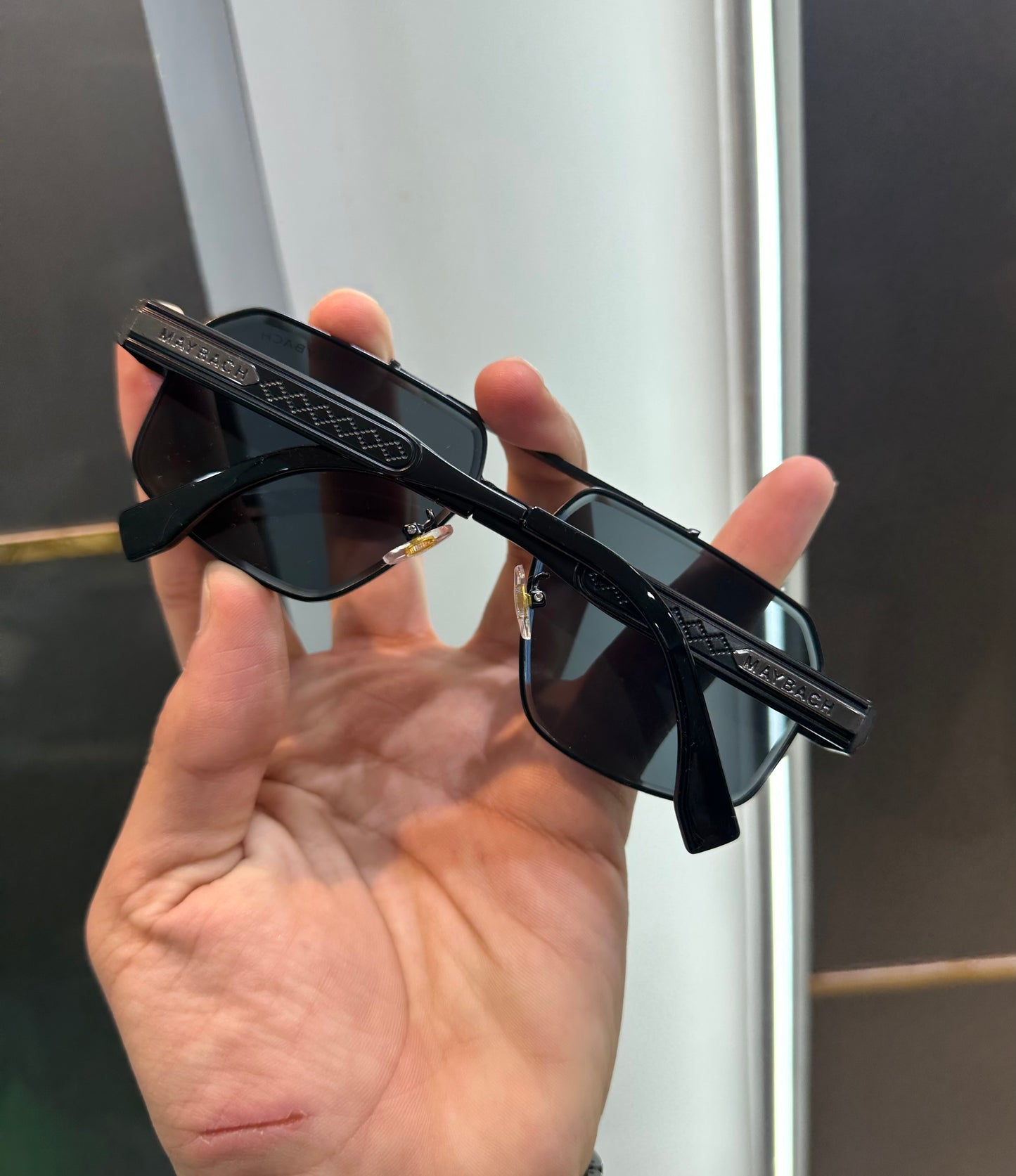 Maybach Black Metal Honey Singh Edition Luxury Shade With Original Packing