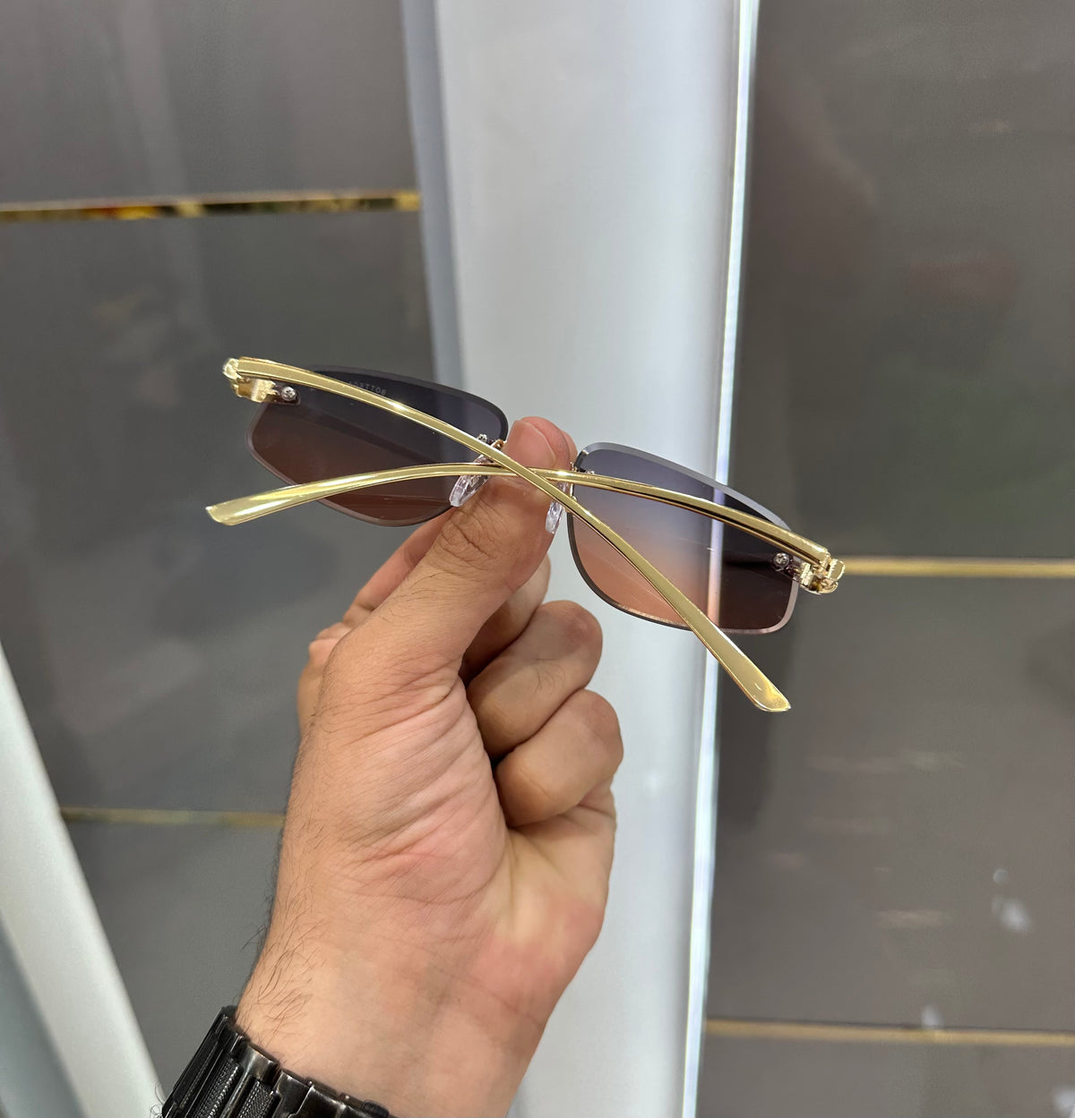 Bottega Veneta Metal Limited Edition Karan Aujla Edition Luxury Shade With Original Packing