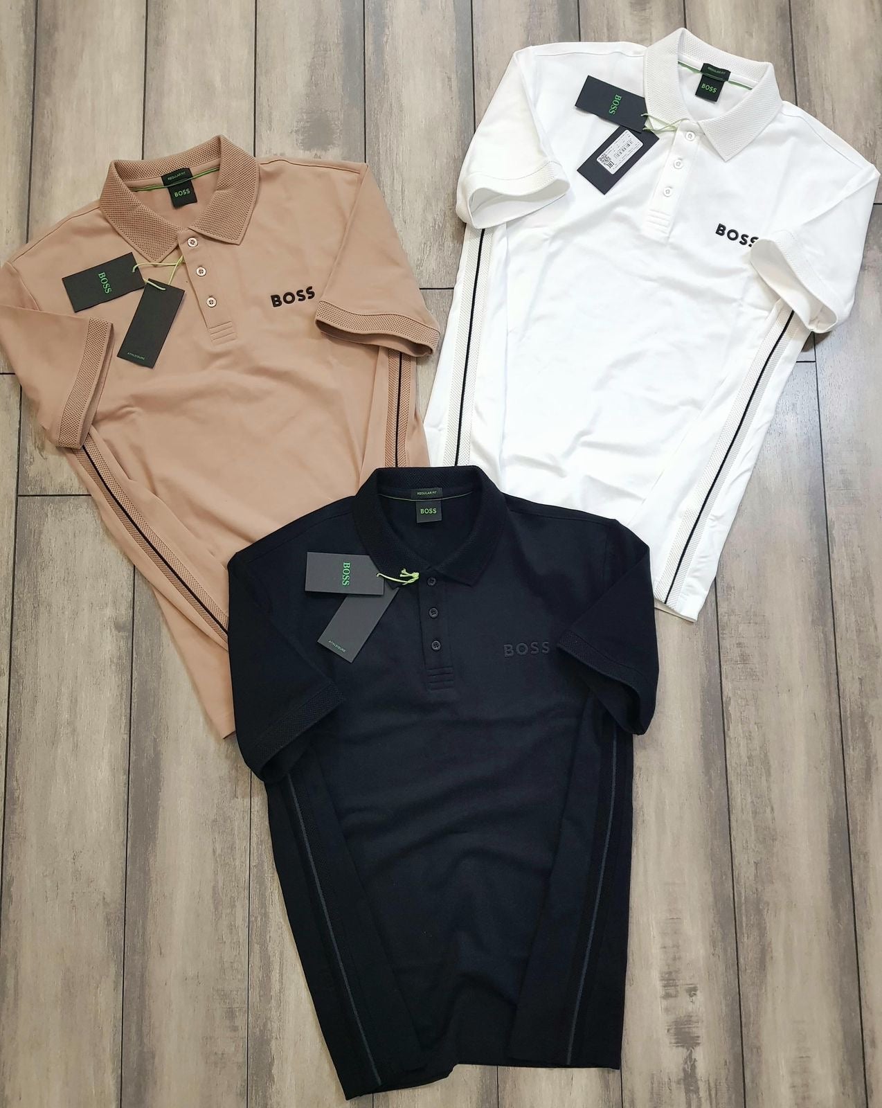 Hugo Boss Biscuit Logo Work Premium Smart Fit Polo T-Shirt