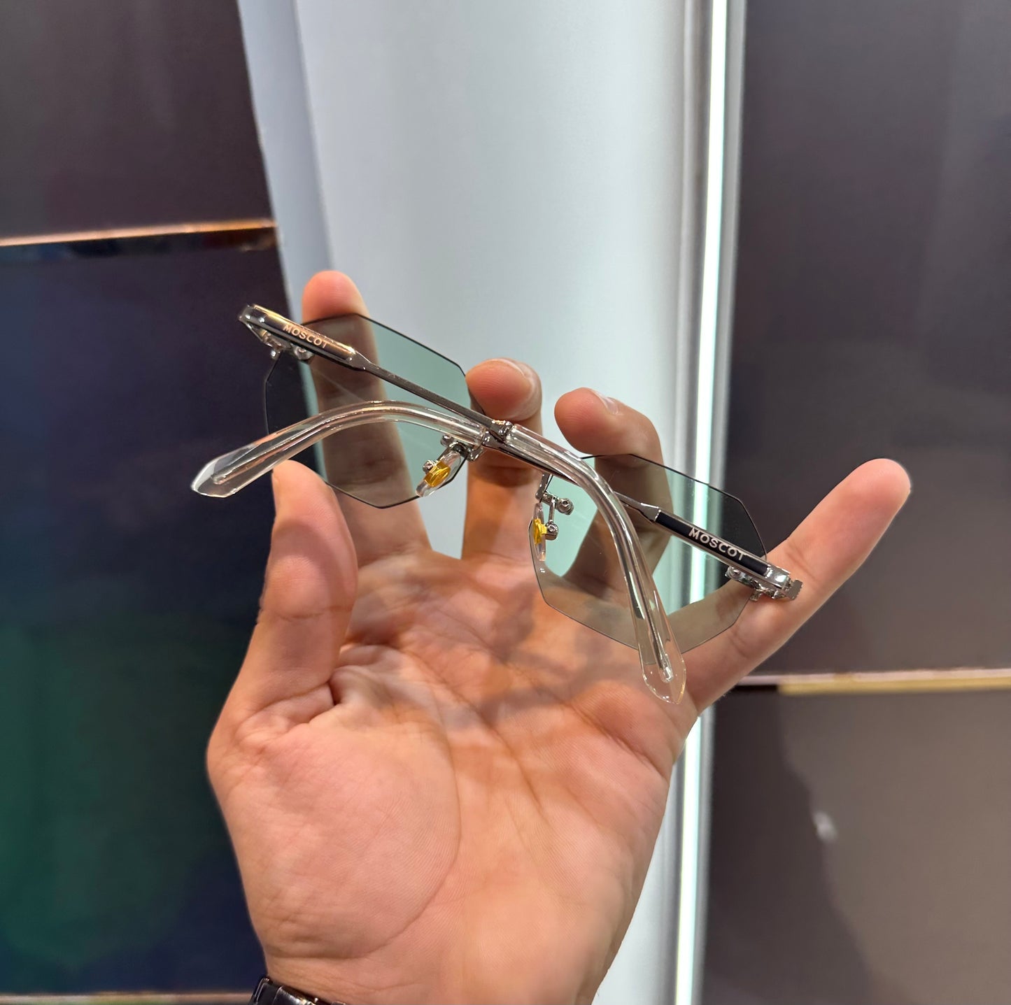 Moscot Green Metal  Karan Aujla Limited Edition Luxury Shade With Original Packing