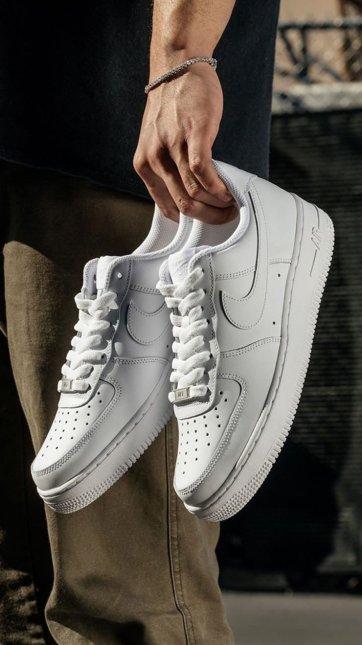 Nike Air Force 1 White Semi UA With Dust Bag And Og Box