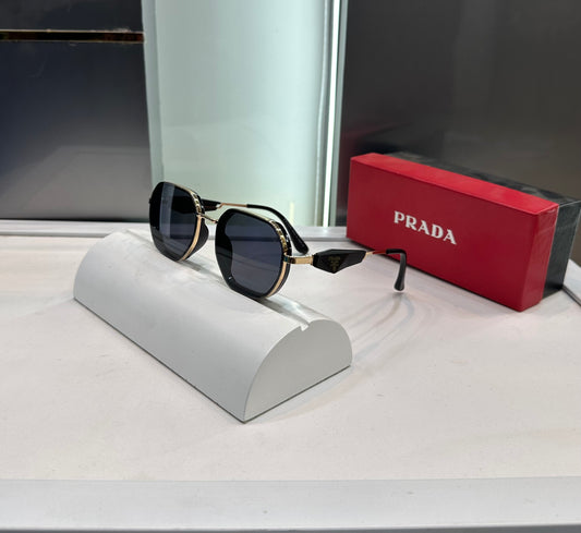 Prada Milano Black Gold Limited Edition Luxury Shade With Original Packing