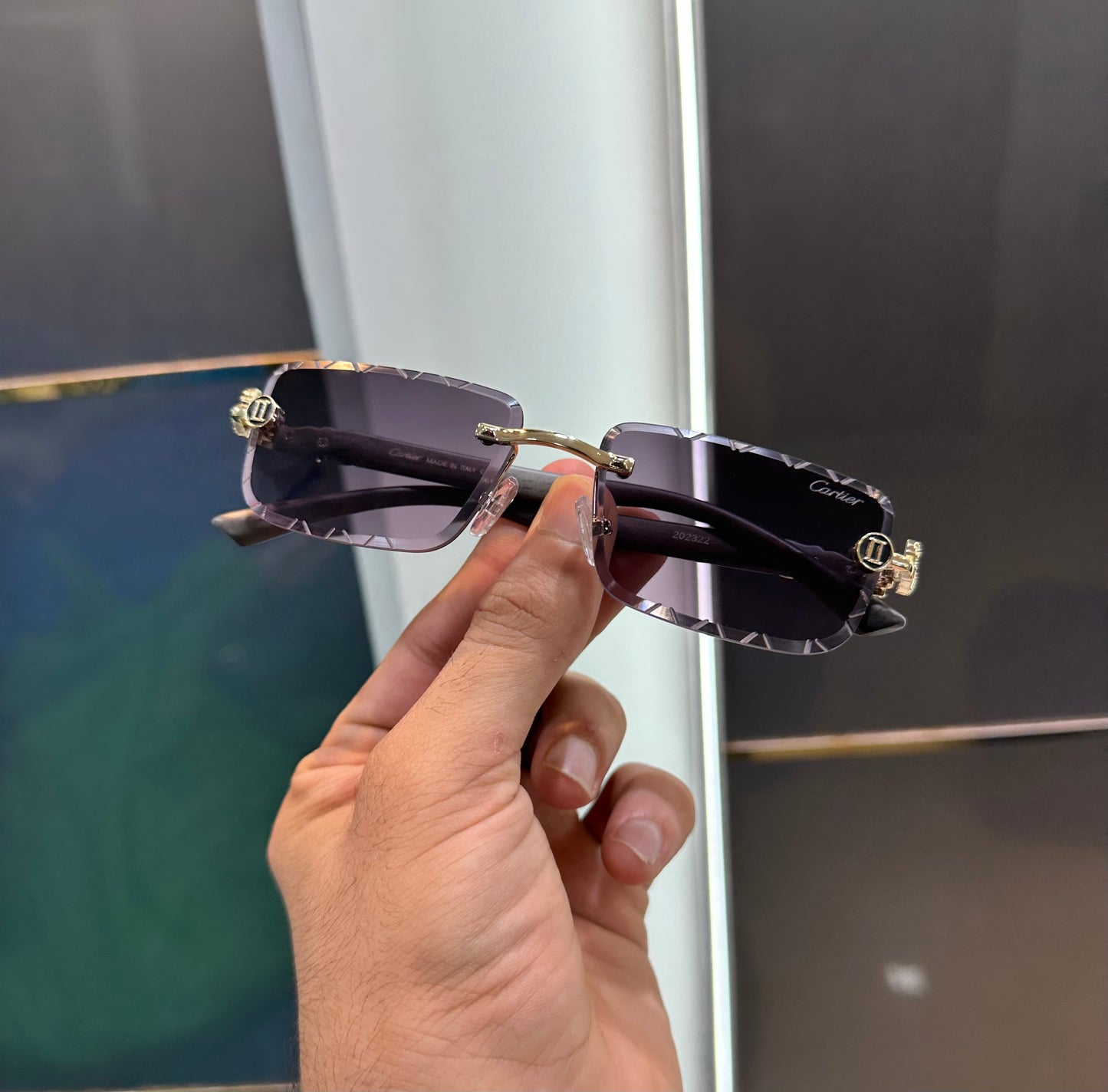 Cartier Purple Karan Aujla Limited Edition Luxury Shade With Original Packing