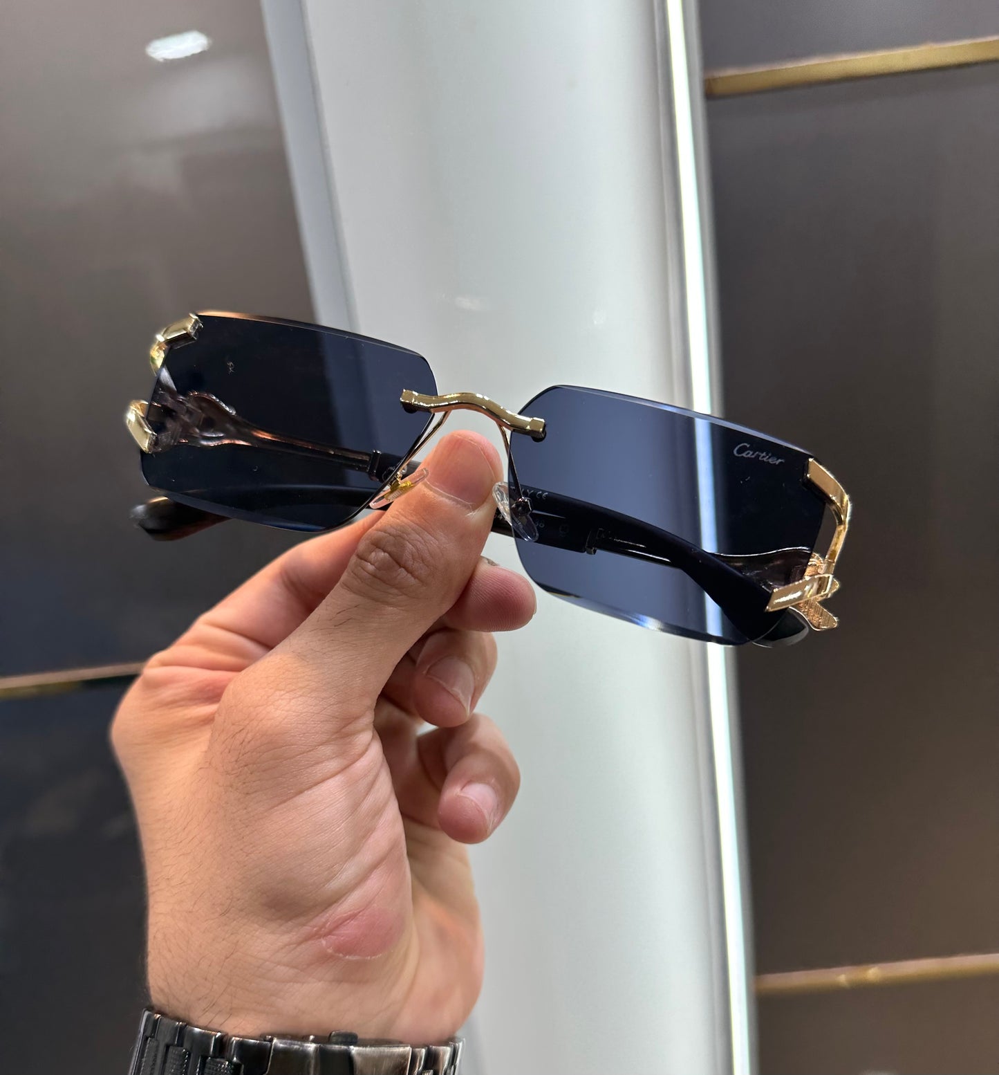 Cartier Black Karan Aujla Limited Edition Luxury Shade With Original Packing
