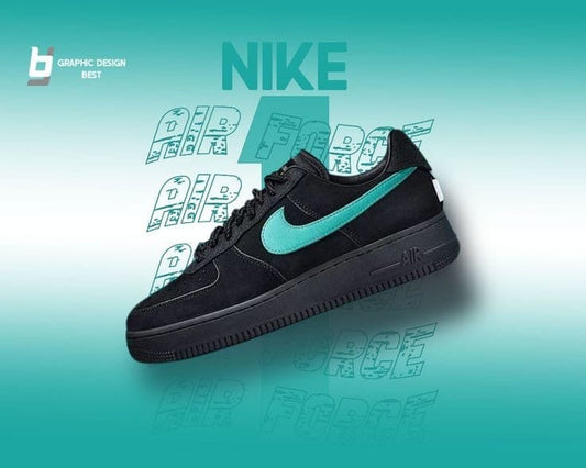 Nike Airforce 1 Tiffany Semi UA Quality Premium Sneaker with Og Boxl