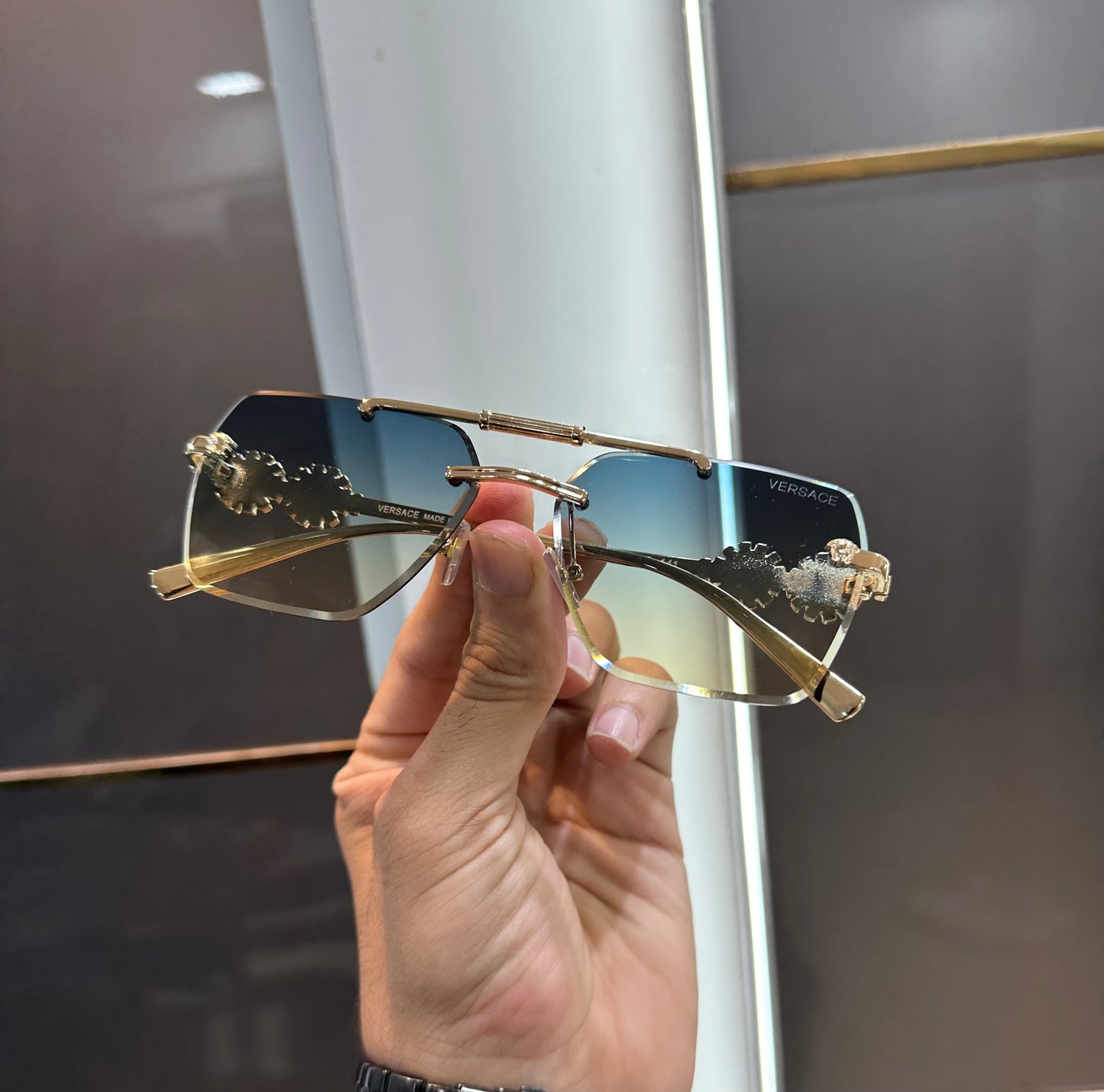 Versace Dual Karan Aujla Limited Edition Luxury Shade With Original Packing