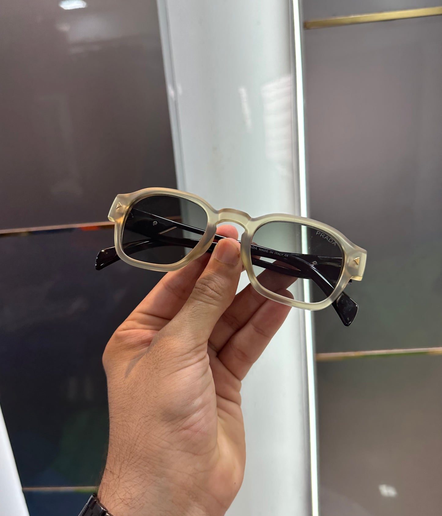 Prada Milano Green Karan Aujla Edition Luxury Shade With Original Packing