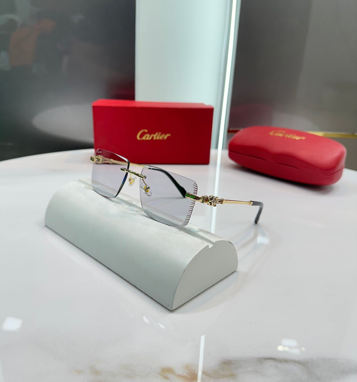 Cartier Transparent Karan Aujla Edition Luxury Shade With Original Packing