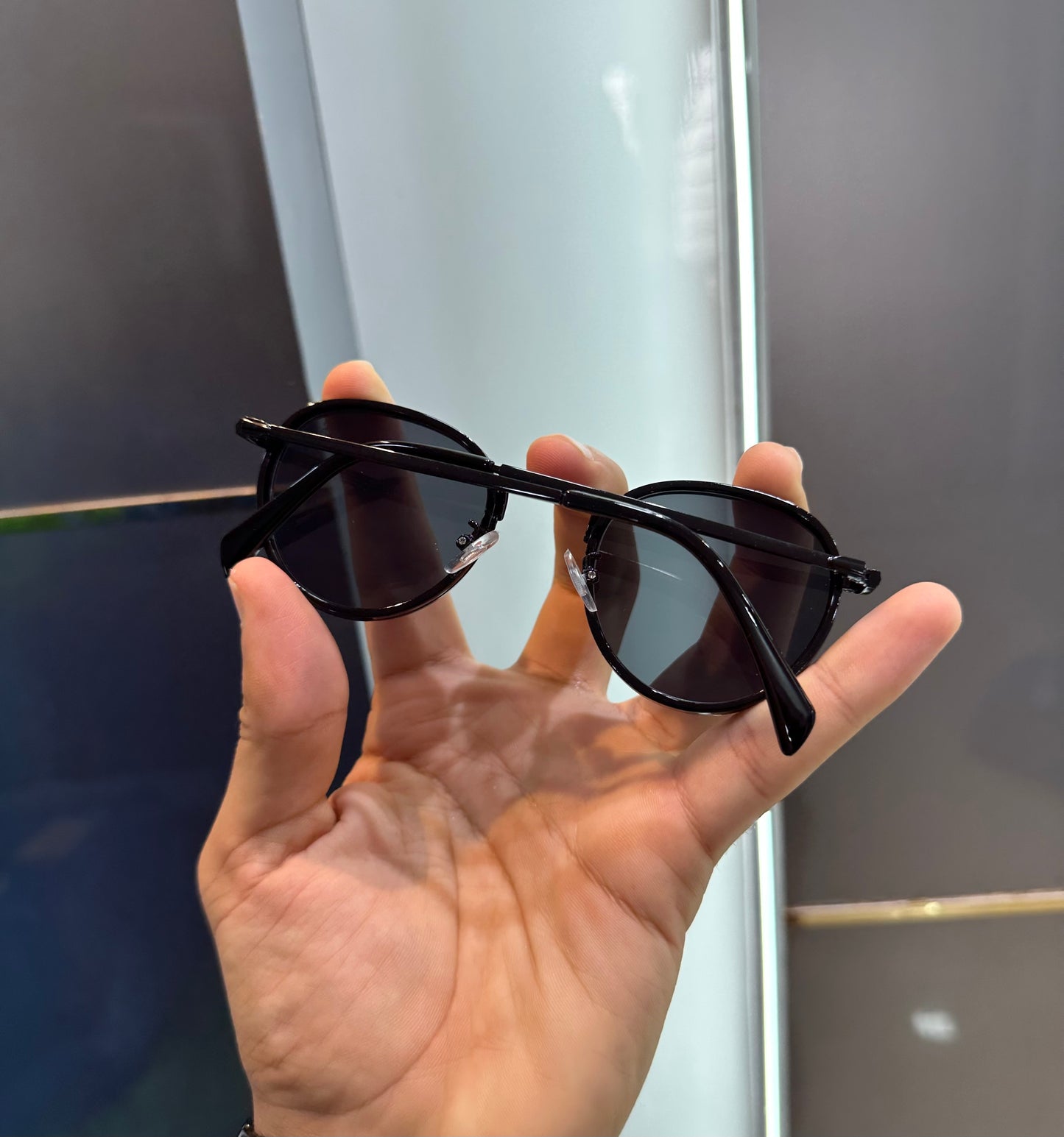 David Beckham Full Black Metal Luxury Shade With Original Packing