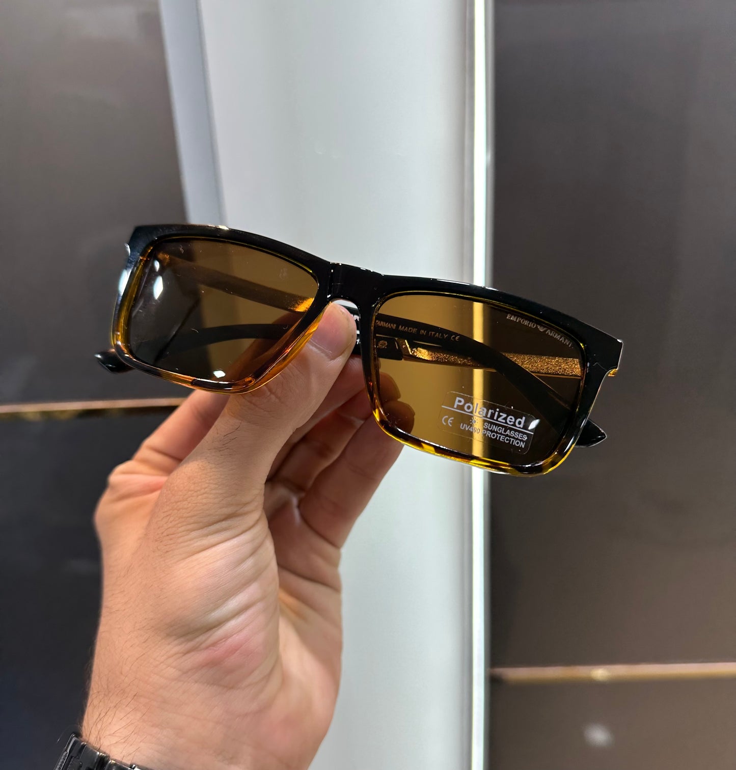 Emporio Armani Brown Limited Edition Luxury Shade With Original Packing