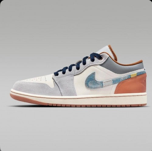 Nike Air Jordan 1 SE Phantom Denim Swoosh Semi UA Quality With Og Box