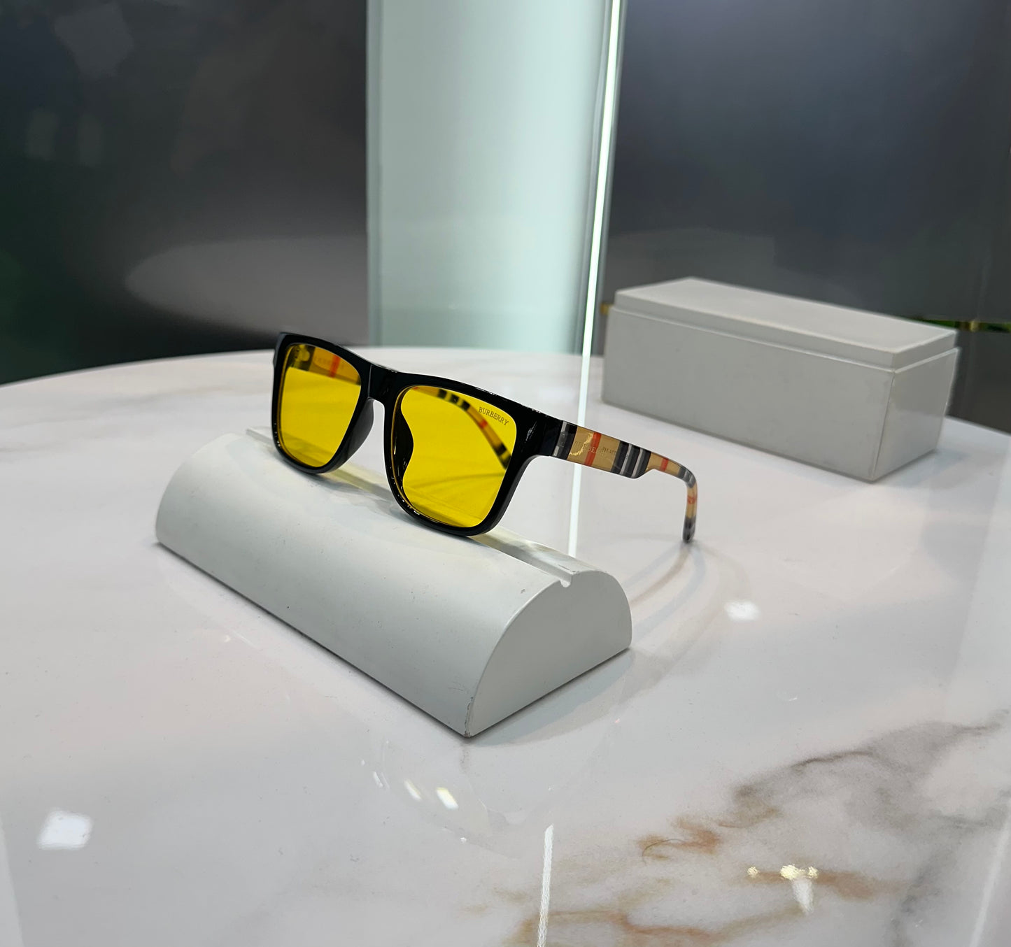 Burberry Yellow Karan Aujla Edition Luxury Shade With Original Packing