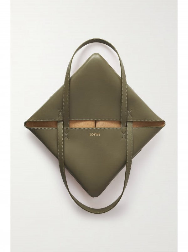 Loewe Green Limited Edition Puzzle Fold  Luxury Tote Bag With Og Box And Dust Bag
