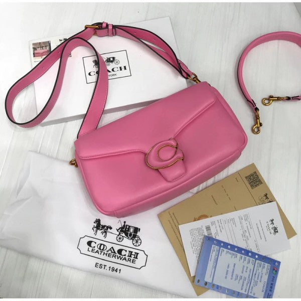 Coach Pillow Tabby Bag Pink With Og Box Nd Dust Bag & Shoulder Strap