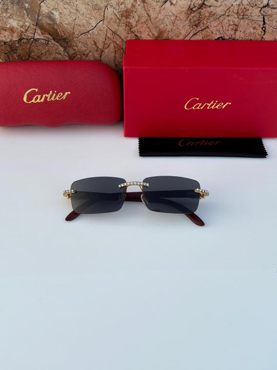 Cartier Gold Black Luxury Shade With Original Packing