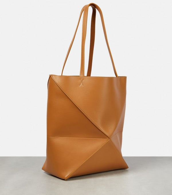 Loewe Brown Limited Edition Puzzle Fold  Luxury Tote Bag With Og Box And Dust Bag