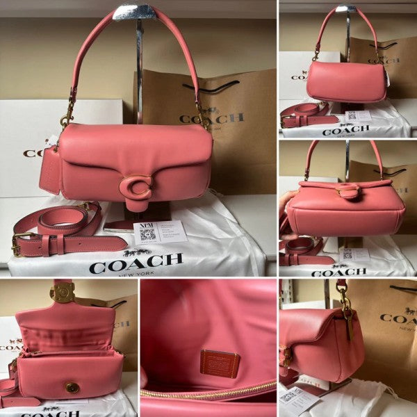 Coach Pillow Tabby Bag Pink With Og Box Nd Dust Bag & Shoulder Strap