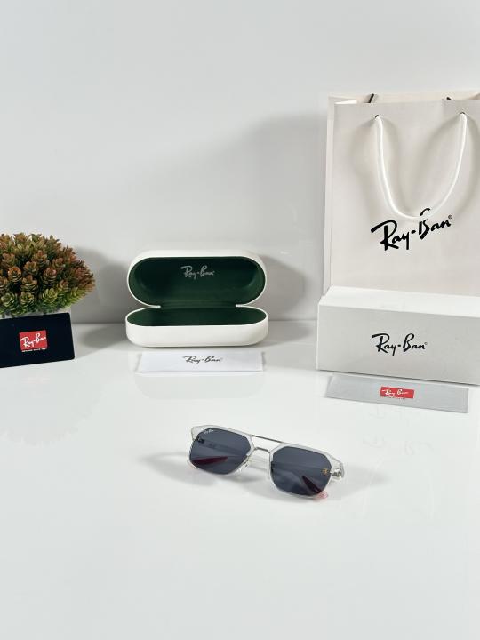Rayban 04 Ice Black Red Tip Luxury Shade With Original Packing