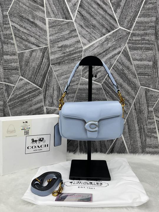 Coach Pillow Tabby Bag Blue With Og Box Nd Dust Bag & Shoulder Strap