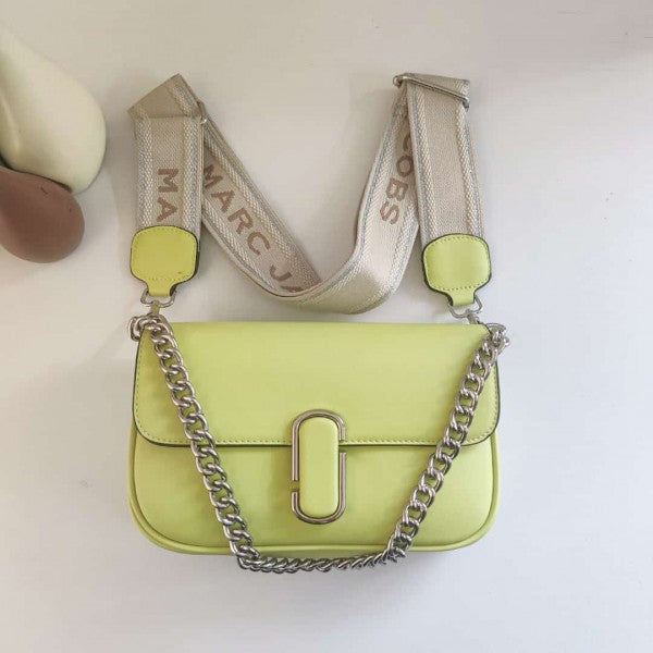 Marc Jacobs Neon The J Marc Luxury Shoulder Bag With Og Box And Dust Bag
