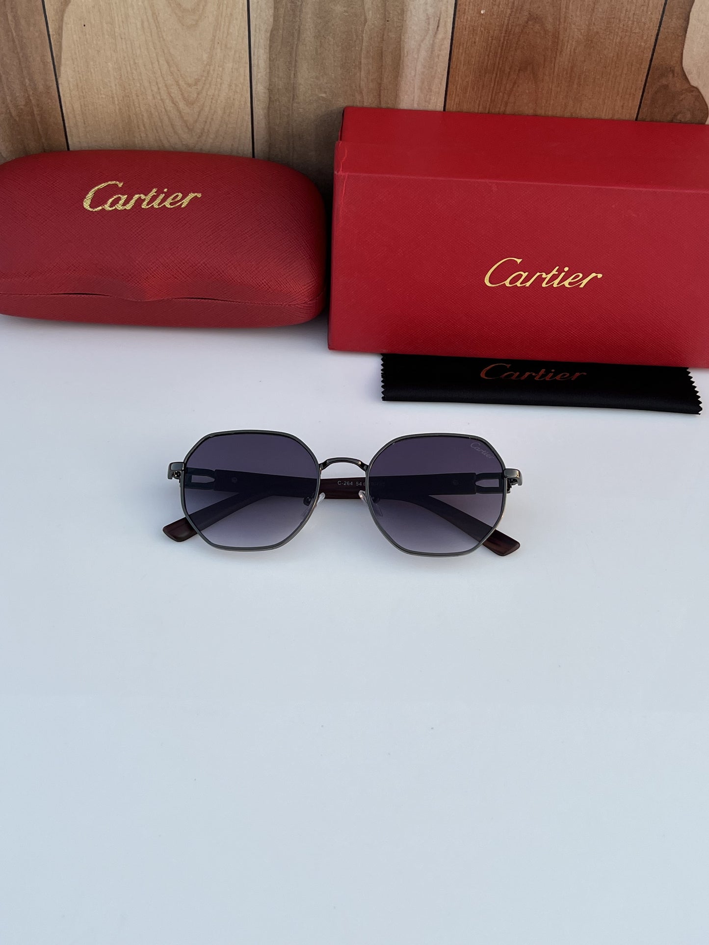 Cartier Black Luxury Shade With Original Packing