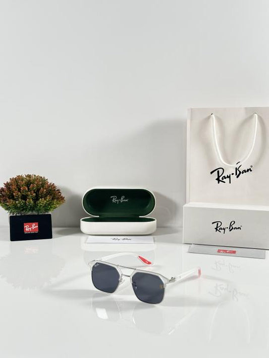 Rayban 04 Ice Black Red Tip Luxury Shade With Original Packing