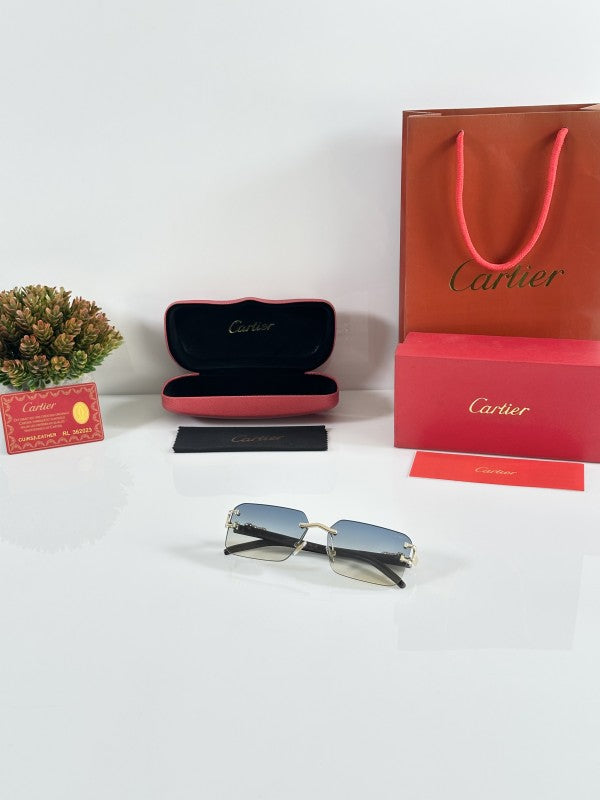 Cartier Gold Green Luxury Shade With Original Packing