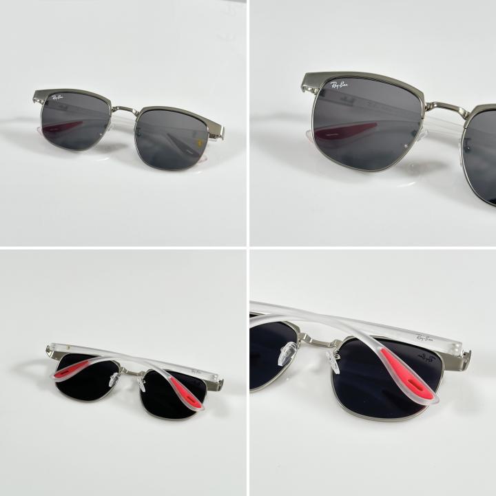 Rayban 04 Ice Black Red Tip Luxury Shade With Original Packing