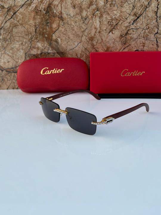 Cartier Gold Black Luxury Shade With Original Packing