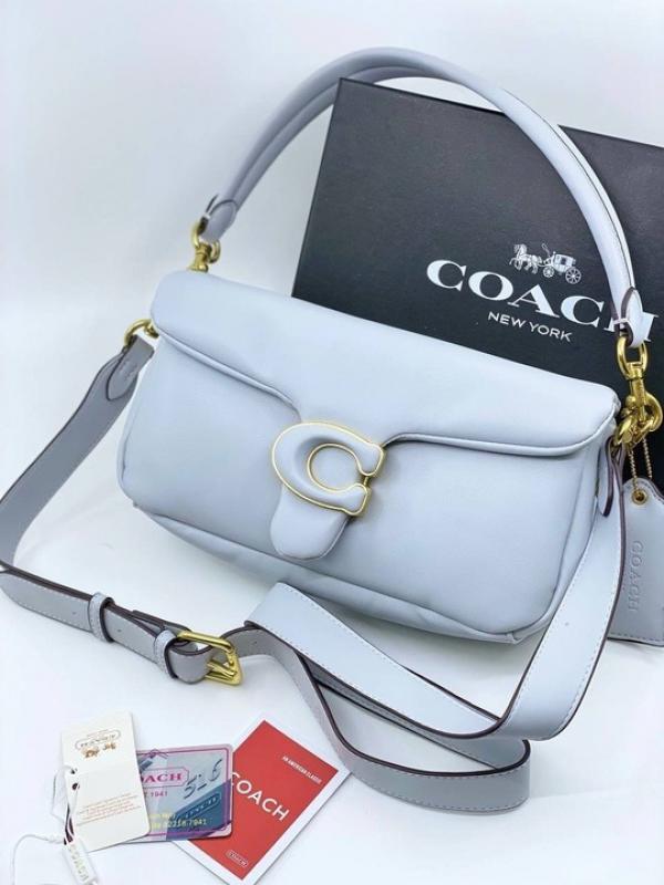 Coach Pillow Tabby Bag Blue With Og Box Nd Dust Bag & Shoulder Strap