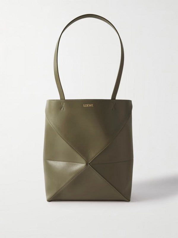 Loewe Green Limited Edition Puzzle Fold  Luxury Tote Bag With Og Box And Dust Bag