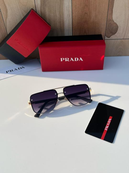 Prada Gold Black  Luxury Shade With Original Packing