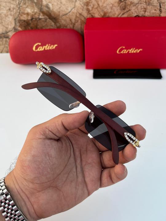 Cartier Gold Black Luxury Shade With Original Packing